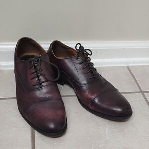 NWOT Blake McKay Men's Classic Redish Brown Leather Dress Shoes